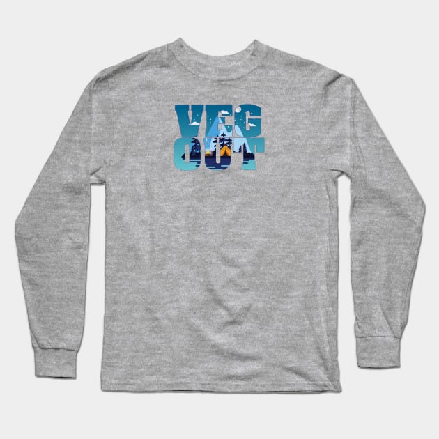 Veg Out Long Sleeve T-Shirt by Mint Tees